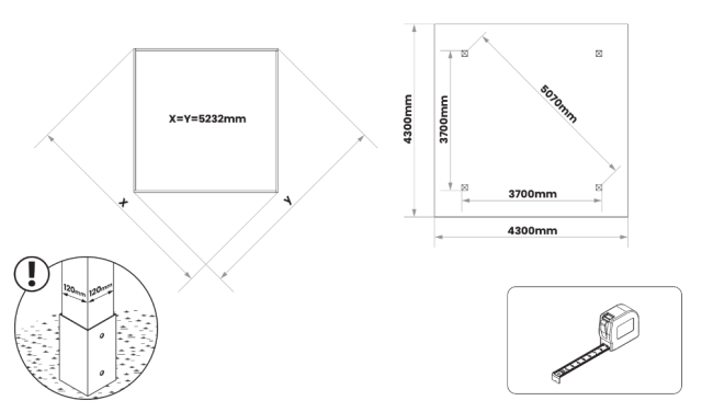 Carport 1 auto 370x370