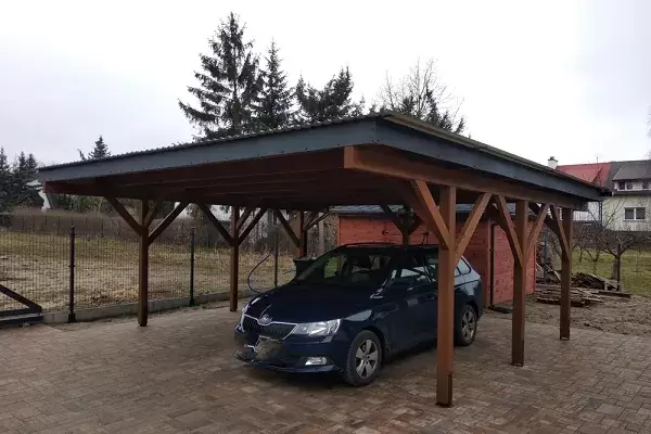 GARÁŽOVÉ STÁNÍ - pergola drevena